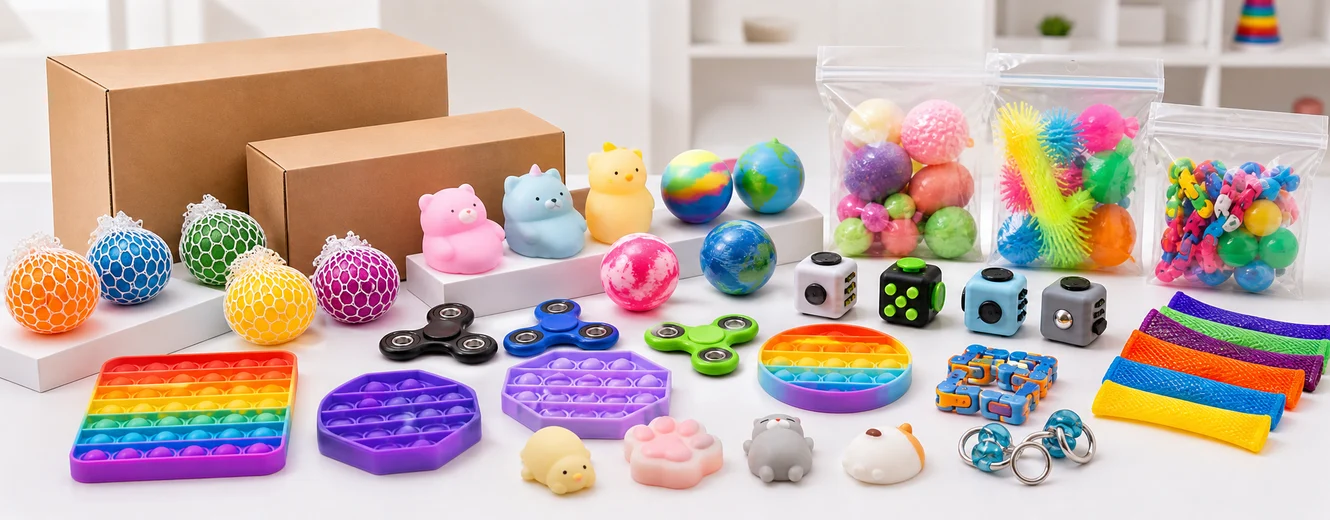 Wholesale fidget and stress relief toys, factory direct from Chenghai
