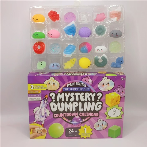 Mystery Dumpling & Baozi 24-Day Fidget Squishy Countdown Calendar