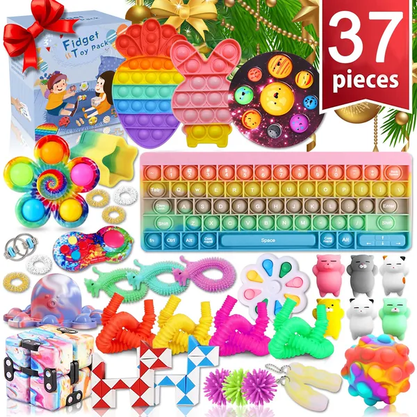 Fidgets Toy Set Anti Stress Squeeze Sensory Toys for Kids Christmas Fidgets Toys Pack view 6