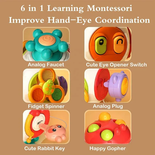Busy Cube for Toddlers Sensory Board Cube Toy for Baby Montessori Toys Educational Activity Cube view 5