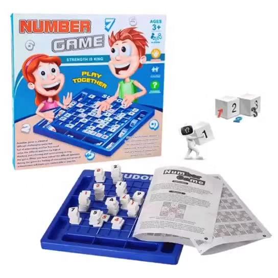 Sudoku Number Cubes Table Game Children Educational Math Leaning Puzzle for Kids