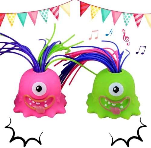 Halloween Screaming Monster Toys Funny Hair-Pulling Screaming Toy Pull Its Hair Stress Relief and Anti-Anxiety Toys view 4