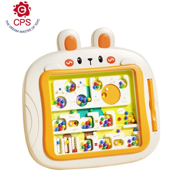 Rabbit Magnetic Color and Number Maze Montessori Toys Magnetic Maze Board Puzzle Activity Toys view 2