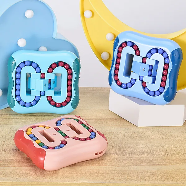 New Hot Selling Mini Stress Fidgets Spinner Magic Bean Burger Toys view 5