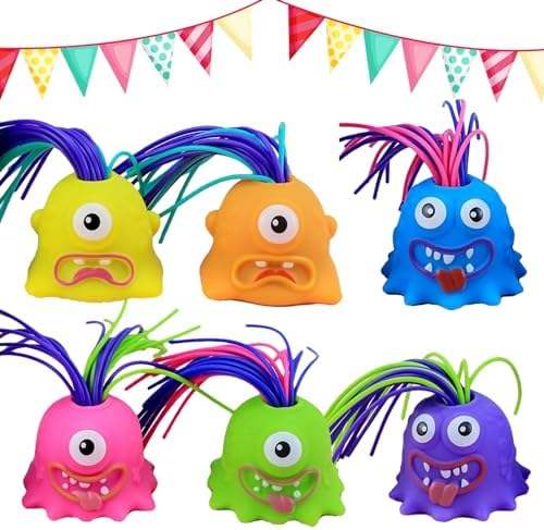 Halloween Screaming Monster Toys Funny Hair-Pulling Screaming Toy Pull Its Hair Stress Relief and Anti-Anxiety Toys view 19