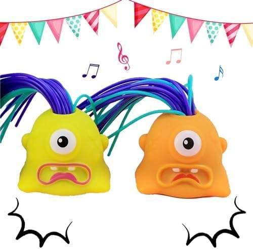 Halloween Screaming Monster Toys Funny Hair-Pulling Screaming Toy Pull Its Hair Stress Relief and Anti-Anxiety Toys