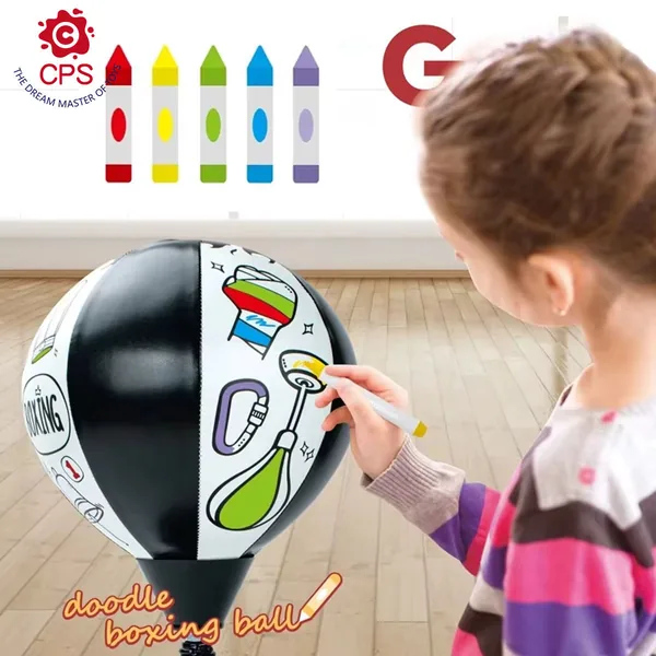 Sport Toy Boxing Set DIY Stress Relief Ball Summer Toys Indoor Outdoor Toy for Kids view 3