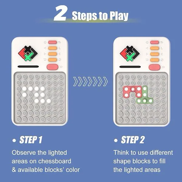 Super Blocks Pattern Matching Puzzle Games with 1000+ Challenges Brain Teaser STEM Kids Toys Educational Gift view 8