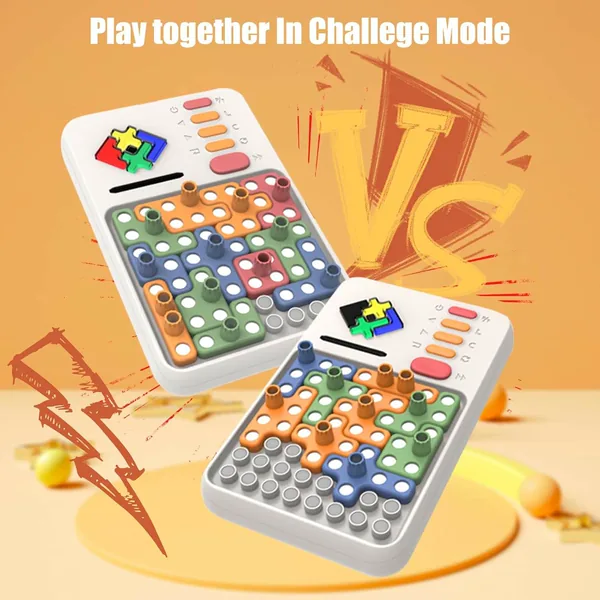 Super Blocks Pattern Matching Puzzle Games with 1000+ Challenges Brain Teaser STEM Kids Toys Educational Gift view 5