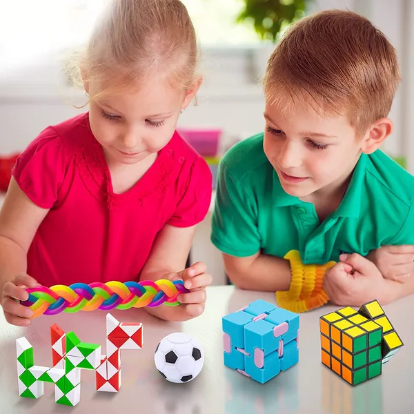 50pcs Fidgets Toys Pack Anti Stress Squeeze Sensory Toys for Kids Christmas Fidgets Toys view 2