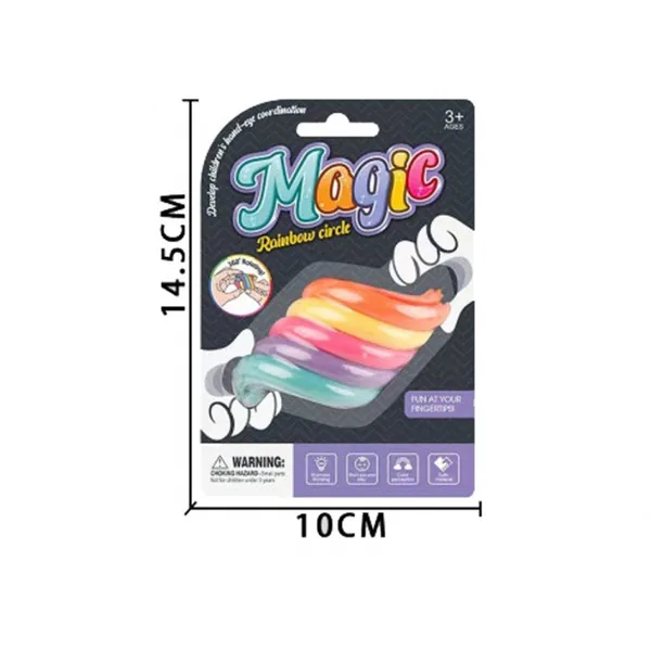 Rainbow Spinning Ring Stress-Relief Toy(24PCS/BOX) view 4