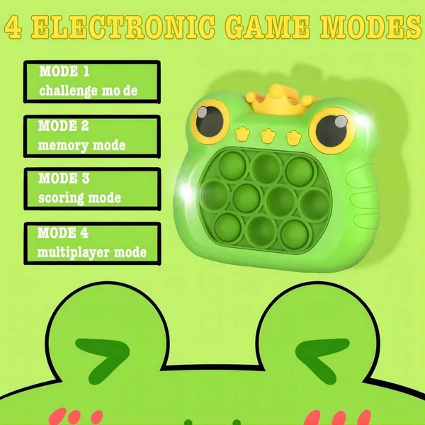 Pop Fidgets Toys Handheld Game for Kids Quicks Push Games Sensory Toys for Autistic Children Push Bubble Light-up Toy for Kids view 3