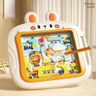 Rabbit Magnetic Color and Number Maze Montessori Toys Magnetic Maze Board Puzzle Activity Toys