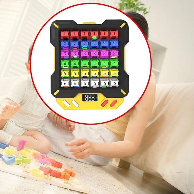 Intelligent Electronic Sudoku Game Kids Toys Educational Brain Teaser Sudoku Challenge Block Puzzle view 4