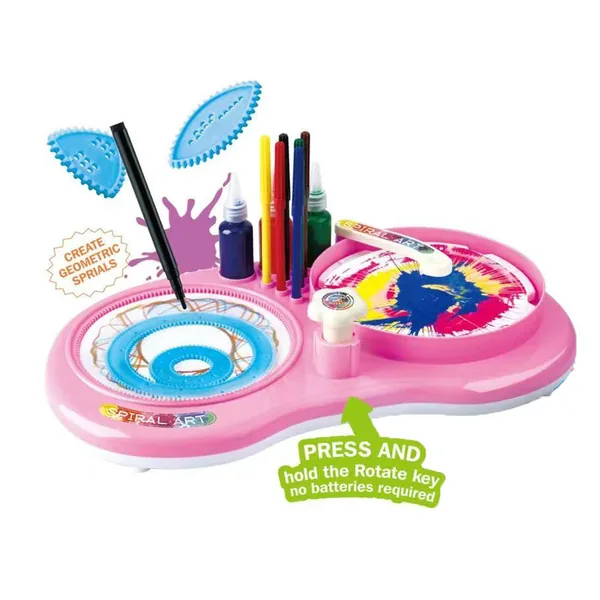 Paint Spin Art Machine Kit for Kids Arts & Crafts Painting Spinner Toys Kits Sets