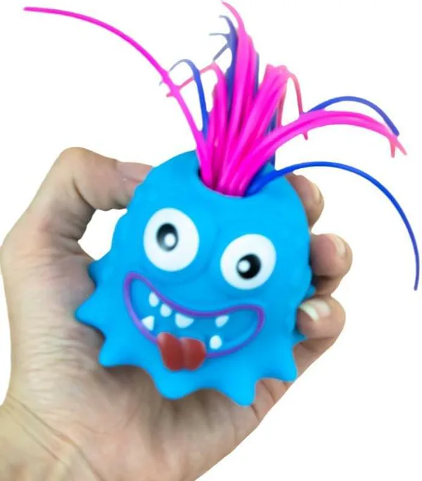 Halloween Screaming Monster Toys Funny Hair-Pulling Screaming Toy Pull Its Hair Stress Relief and Anti-Anxiety Toys view 2