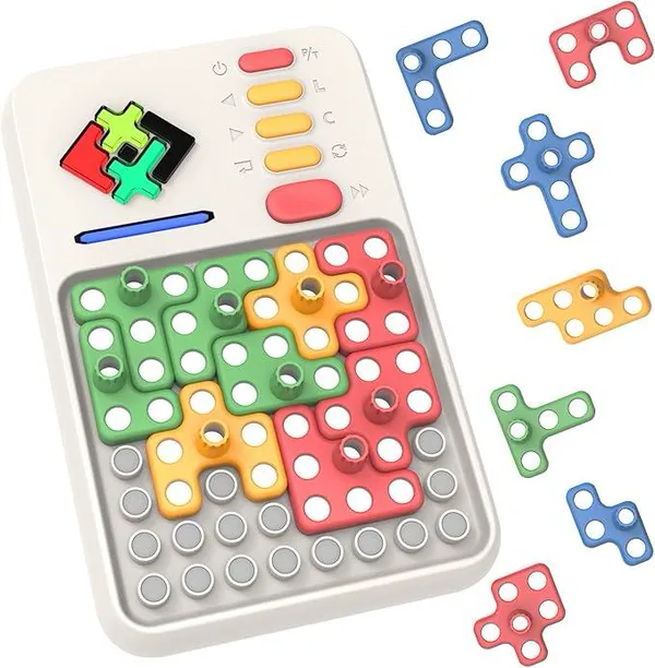Super Blocks Pattern Matching Puzzle Games with 1000+ Challenges Brain Teaser STEM Kids Toys Educational Gift view 9