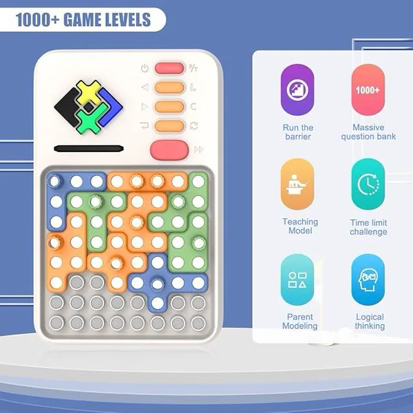 Super Blocks Pattern Matching Puzzle Games with 1000+ Challenges Brain Teaser STEM Kids Toys Educational Gift view 10