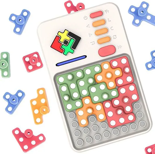 Super Blocks Pattern Matching Puzzle Games with 1000+ Challenges Brain Teaser STEM Kids Toys Educational Gift