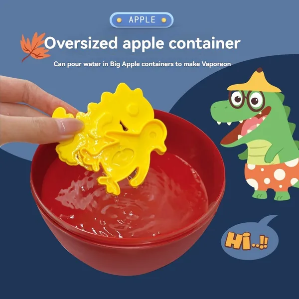 Magic Water Elf Toy Kit Apple Water Elf Set DIY Squishy Maker Set for Kids Pretend Play Toy view 2