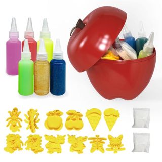 Magic Water Elf Toy Kit Apple Water Elf Set DIY Squishy Maker Set for Kids Pretend Play Toy