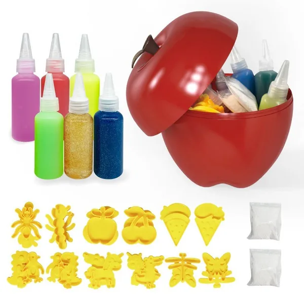 Magic Water Elf Toy Kit Apple Water Elf Set DIY Squishy Maker Set for Kids Pretend Play Toy