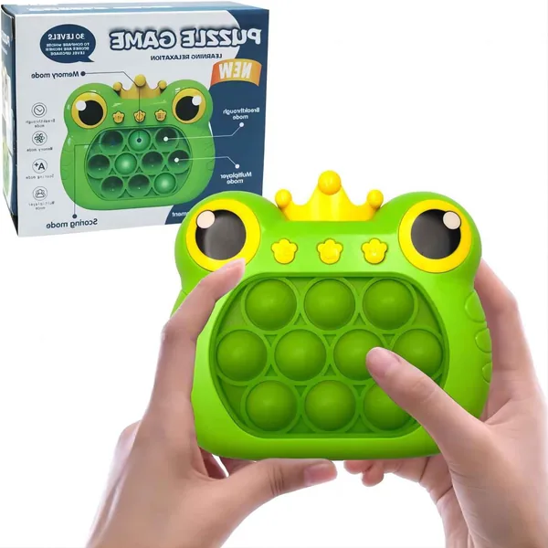 Pop Fidgets Toys Handheld Game for Kids Quicks Push Games Sensory Toys for Autistic Children Push Bubble Light-up Toy for Kids view 5