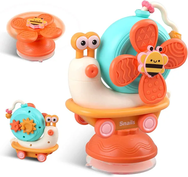 Suction Cup Spinner Toy Baby Fidgets Spinner Toys Spinning Toys for Toddlers view 2