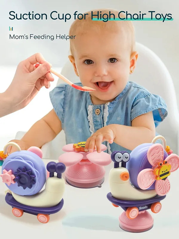 Suction Cup Spinner Toy Baby Fidgets Spinner Toys Spinning Toys for Toddlers view 4