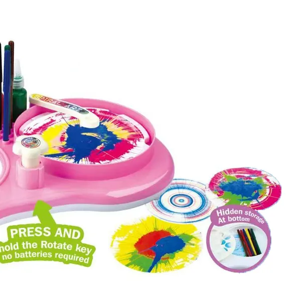 Paint Spin Art Machine Kit for Kids Arts & Crafts Painting Spinner Toys Kits Sets view 5