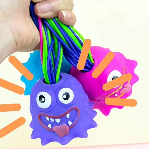 Halloween Screaming Monster Toys Funny Hair-Pulling Screaming Toy Pull Its Hair Stress Relief and Anti-Anxiety Toys view 15
